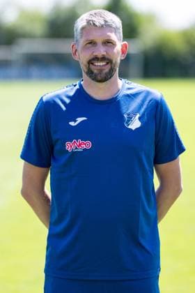 Sven Kienzle Physiotherapist, TSG , single picture, single photo, action, action, portrait, portrait, 29 07 2024, St Leon Rot Germany , Football, Women, TSG 1899 Hoffenheim portrait appointment 2024 25 xozx