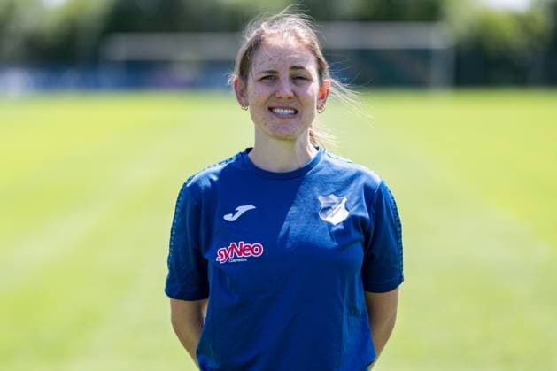 Marcela Wendy Hartwig Physiotherapist, TSG , single picture, single photo, action, action, portrait, portrait, 29 07 2024, St Leon Rot Germany , Football, Women, TSG 1899 Hoffenheim portrait appointment 2024 25 xozx