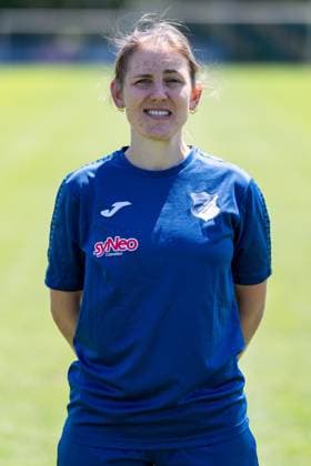 Marcela Wendy Hartwig Physiotherapist, TSG , single picture, single photo, action, action, portrait, portrait, 29 07 2024, St Leon Rot Germany , Football, Women, TSG 1899 Hoffenheim portrait appointment 2024 25 xozx