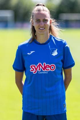 Franziska Harsch TSG, 17 , single picture, single photo, action, action, portrait, portrait, 29 07 2024, St Leon Rot Germany , Soccer, Women, TSG 1899 Hoffenheim portrait date 2024 25 xozx