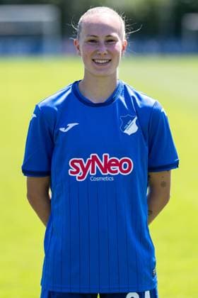 Feli Delacauw TSG, 24 , single picture, single photo, action, action, portrait, portrait, 29 07 2024, St Leon Rot Germany , Soccer, Women, TSG 1899 Hoffenheim portrait appointment 2024 25 xozx
