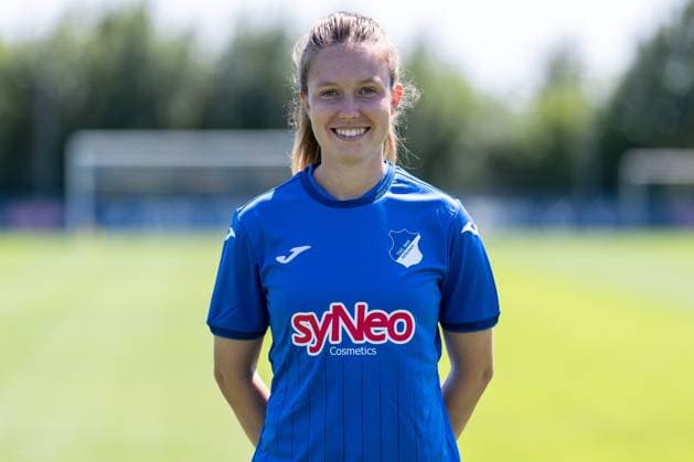 Jana Feldkamp TSG, 31 , single picture, single photo, action, action, portrait, portrait, 29 07 2024, St Leon Rot Germany , Soccer, Women, TSG 1899 Hoffenheim portrait date 2024 25 xozx
