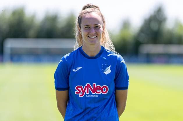 Fabienne Dongus TSG, 33 , single picture, single photo, action, action, portrait, portrait, 29 07 2024, St Leon Rot Germany , Soccer, Women, TSG 1899 Hoffenheim portrait date 2024 25 xozx