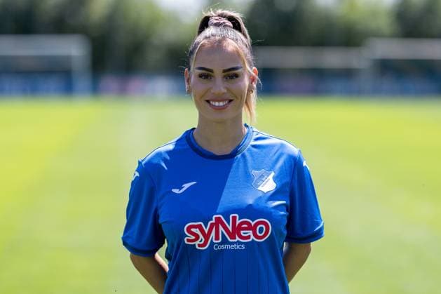 Ereleta Memeti TSG, 7 , single picture, single photo, action, action, portrait, portrait, 29 07 2024, St Leon Rot Germany , football, women, TSG 1899 Hoffenheim portrait date 2024 25 xozx