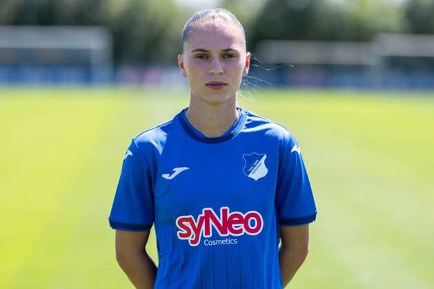 Jill Janssens TSG, 9 , single picture, single photo, action, action, portrait, portrait, 29 07 2024, St Leon Rot Germany , football, women, TSG 1899 Hoffenheim portrait date 2024 25 xozx
