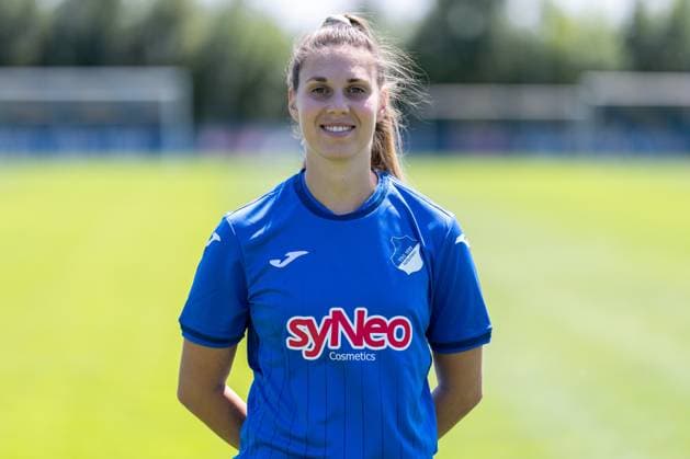 Isabella Hartig TSG, 13 , single picture, single photo, action, action, portrait, portrait, 29 07 2024, St Leon Rot Germany , Soccer, Women, TSG 1899 Hoffenheim portrait date 2024 25 xozx