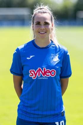 Julia Hickelsberger Hickelsberger filler, TSG, 18 , single picture, single photo, action, action, portrait, portrait, 29 07 2024, St Leon Rot Germany , football, women, TSG 1899 Hoffenheim portrait date 2024 25 xozx