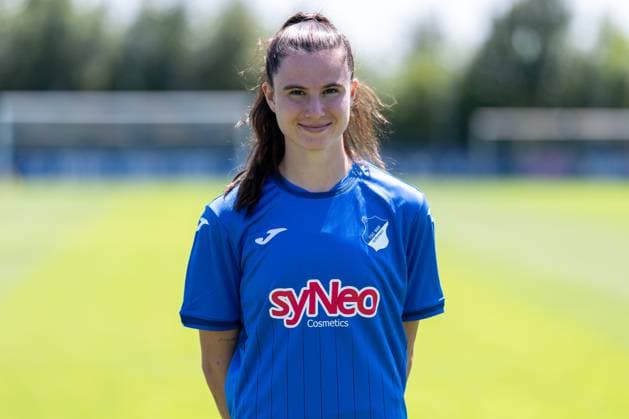 Chiara Hahn TSG, 23 , single picture, single photo, action, action, portrait, portrait, 29 07 2024, St Leon Rot Germany , Soccer, Women, TSG 1899 Hoffenheim portrait date 2024 25 xozx