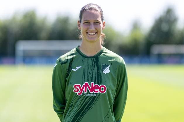Sophie Lindner Goalkeeper, TSG, 34 , single picture, single photo, action, action, portrait, portrait, 29 07 2024, St Leon Rot Germany , football, women, TSG 1899 Hoffenheim portrait date 2024 25 xozx
