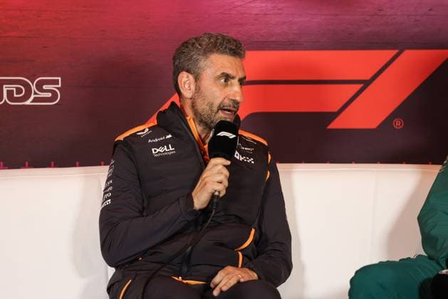 STELLA Andrea (ita), Team Principal of McLaren F1 Team, portrait press conference, PK, Pressekonferenz during the Formula 1 Heineken Dutch Grand Prix 2024, 15th round of the 2024 Formula One World Championship, WM, Weltmeisterschaft from August 23 to 25, 2024 on the Circuit Zandvoort, in Zandvoort, Netherlands - F1 - DUTCH GRAND PRIX 2024 DPPI Panoramic 240823_R15_OLANDA_DP_XB5_0489