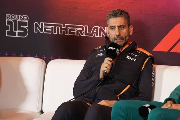 STELLA Andrea (ita), Team Principal of McLaren F1 Team, portrait press conference, PK, Pressekonferenz during the Formula 1 Heineken Dutch Grand Prix 2024, 15th round of the 2024 Formula One World Championship, WM, Weltmeisterschaft from August 23 to 25, 2024 on the Circuit Zandvoort, in Zandvoort, Netherlands - F1 - DUTCH GRAND PRIX 2024 DPPI Panoramic 240823_R15_OLANDA_DP_XB5_0508