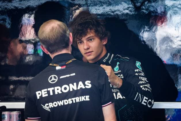 KIMI ANTONELLI Andrea (ita), Junior Driver of Mercedes AMG F1 Team, portrait, during the Formula 1 Pirelli Gran Premio d’Italia 2024, Italian Grand Prix 2024, 16th round of the 2024 Formula One World Championship, WM, Weltmeisterschaft from August 30 to September 1, 2024 on the Autodromo Nazionale Monza, in Monza, Italy - F1 - ITALIAN GRAND PRIX 2024 DPPI Panoramic 240829_R16_ITALIA_DP_FG0O1264