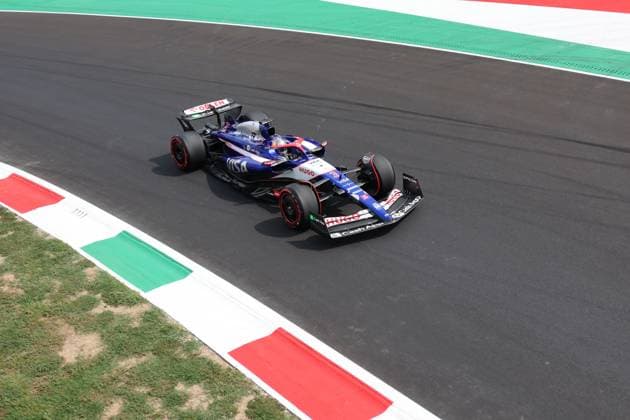 Daniel Ricciardo Visa Cash App RB Formula One Team Racing Bulls, 03 , Free Practice 3, Free Practice 3, FP3, ITA, Formula 1 World Championship, Italian Grand Prix, Autodromo Nazionale Monza, 31 08 2024 ITA, Formula 1 World Championship, Italian Grand Prix, Italy, Autodromo Nazionale Monza, 31 08 2024 Monza Copyright: xEibner-Pressefoto AnnikaxGrafx EP_AGF