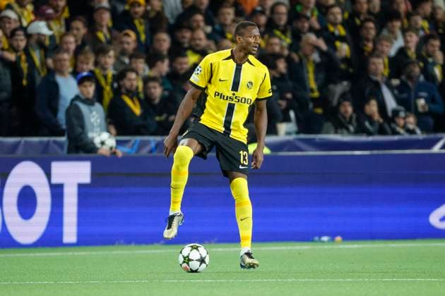 Mohamed Ali Camara BSC Young Boys, 13 on the ball , Football, UEFA Champions League, 1 Matchday, 2024 2025, Young Boys Bern vs Aston Villa, 17 09 2024, Stadion Wankdorf, Bern, Switzerland Bern Stadion Wankdorf Bern Switzerland Copyright: xGrantxHubbsx