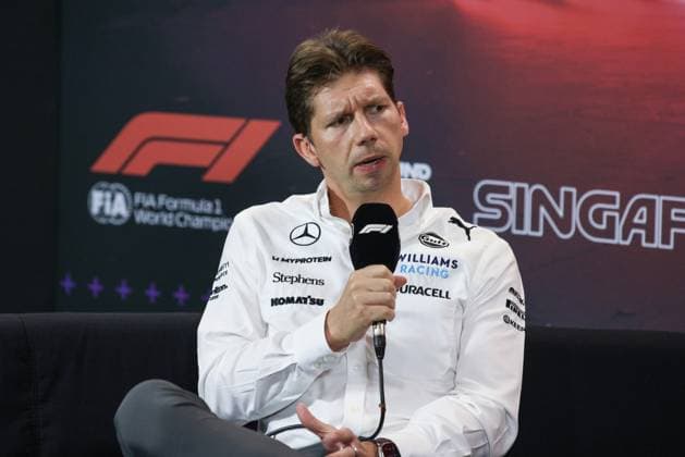 VOWLES James, Team Principal of Williams Racing, portrait press conference, PK, Pressekonferenz during the Formula 1 Singapore Grand Prix 2024, 18th round of the 2024 Formula One World Championship, WM, Weltmeisterschaft from September 20 to 22, 2024 on the Marina Bay Circuit, in Singapore, Singapore - F1 - SINGAPORE GRAND PRIX 2024 DPPI Panoramic 240920_R18_SINGAPORE_DP_XB5_9465