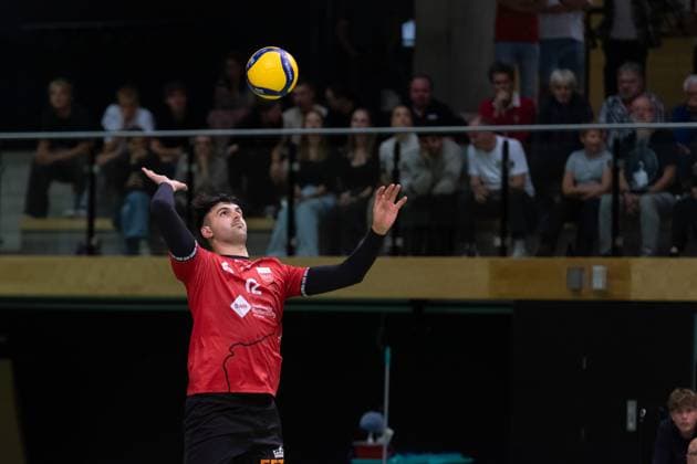 Aurel Sprenger TV Rottenburg, 17 GER, TV Rottenburg vs TSV Grafing, Volleyball, Men, 2 Bundesliga, Season 24 25, 21 09 2024, GER, TV Rottenburg vs TSV Grafing, Volleyball, Men, 2 Bundesliga, Season 24 25, 21 09 2024 Rottenburg Copyright: xEibner-Pressefoto WolfgangxFrankx EP_WFK
