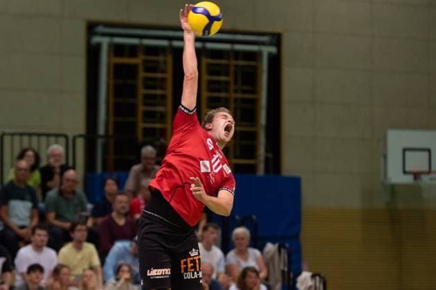 Jannik Lehmann TV Rottenburg, 10 GER, TV Rottenburg vs TSV Grafing, Volleyball, Men, 2 Bundesliga, Season 24 25, 21 09 2024, GER, TV Rottenburg vs TSV Grafing, Volleyball, Men, 2 Bundesliga, Season 24 25, 21 09 2024 Rottenburg Copyright: xEibner-Pressefoto WolfgangxFrankx EP_WFK