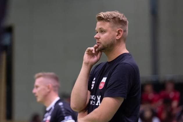 Jan Scheuermann TV Rottenburg, Coach GER, TV Rottenburg vs TSV Grafing, Volleyball, Men, 2 Bundesliga, Season 24 25, 21 09 2024, GER, TV Rottenburg vs TSV Grafing, Volleyball, Men, 2 Bundesliga, Season 24 25, 21 09 2024 Rottenburg Copyright: xEibner-Pressefoto WolfgangxFrankx EP_WFK