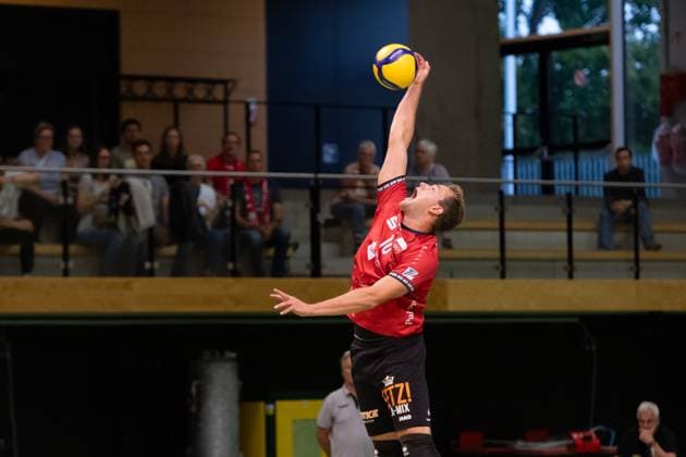Jannik Lehmann TV Rottenburg, 10 GER, TV Rottenburg vs TSV Grafing, Volleyball, Men, 2 Bundesliga, Season 24 25, 21 09 2024, GER, TV Rottenburg vs TSV Grafing, Volleyball, Men, 2 Bundesliga, Season 24 25, 21 09 2024 Rottenburg Copyright: xEibner-Pressefoto WolfgangxFrankx EP_WFK
