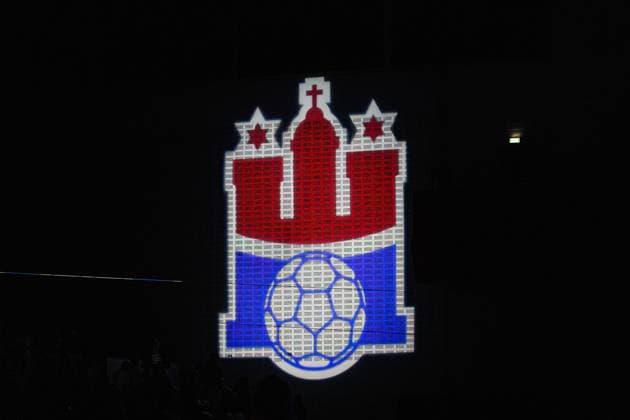 Logo Crest Handball Sport Verein Hamburg GER, Handball Sport Verein Hamburg vs TBV Lemgo Lippe, Handball, Bundesliga, Matchday 4, Season 2024 2025, 28 09 2024 GER, Handball Sport Verein Hamburg vs TBV Lemgo Lippe, Handball, Bundesliga, Matchday 4, Season 2024 2025, 28 09 2024 Hamburg Copyright: xEibner-Pressefoto MarcelxvonxFehrnx EP_MFN
