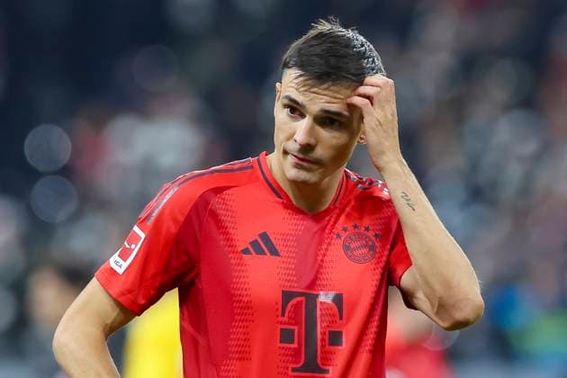 Joao Palhinha FC Bayern Muenchen looks dejected, Bundesliga, Eintracht Frankfurt v FC Bayern München, Deutsche Bank Park, October 06, 2024 in Frankfurt am Main, Germany Photo by Marco Steinbrenner DeFodi Images Joao Palhinha FC Bayern Muenchen looks dejected, Bundesliga, Eintracht Frankfurt v FC Bayern München, Deutsche Bank Park, October 6, 2024 in Frankfurt am Main, Germany Photo by Marco Steinbrenner DeFodi Images DFL regulations prohibit any use of photographs as image sequences and or quasi video Defodi 700 frank muenchen 202401006 331 Defodi-700 DFL regulations prohibit any use of photographs as image sequences and or quasi-video.
