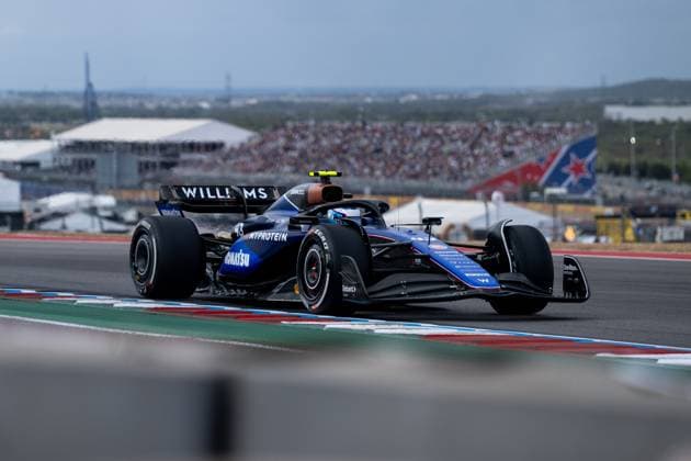Franco Colapinto Williams Racing, Argentina, 43 in Williams FW46, USA, Formula 1 World Championship, Pirelli Grand Prix of the United States of America, Circuit of the Americas Austin, Free Practice, 18 10 2024 USA, Formula 1 World Championship, Pirelli Grand Prix of the United States of America, Circuit of the Americas Austin, Free Practice, 18 10 2024 Austin Copyright: xEibner-Pressefoto Memmlerx EP_MMR