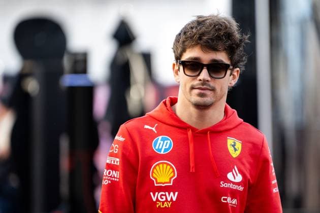 Charles Leclerc Scuderia Ferrari HP, Monaco, 16 , USA, Formula 1 World Championship, Pirelli Grand Prix of the United States of America, Circuit of the Americas Austin, Arrival of the drivers, 20 10 2024 USA, Formula 1 World Championship, Pirelli Grand Prix of the United States of America, Circuit of the Americas Austin, Arrival of the drivers, 20 10 2024 Austin Copyright: xEibner-Pressefoto Memmlerx EP_MMR