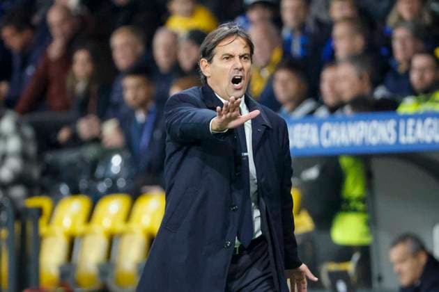 Simone Inzaghi Inter Milan, Coach , Football, UEFA Champions League, Matchday 3, 2024 2025, Young Boys Bern vs Inter Milan, 23 10 2024, Stadion Wankdorf, Bern, Switzerland Bern Stadion Wankdorf Canton Bern Switzerland Copyright: xGrantxHubbsx
