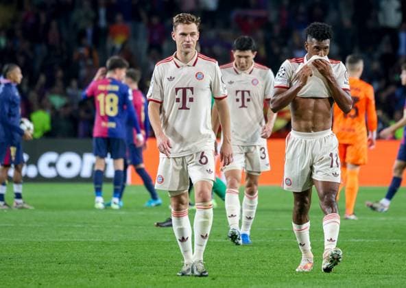Joshua Kimmich Bayern Muenchen 6 , ESP, FC Barcelona FC Bayern Muenchen, Football, Champions League, Matchday 3, Season 2024 2025, 23 10 2024 ESP, FC Barcelona FC Bayern Muenchen, Football, Champions League, Matchday 3, Season 2024 2025, 23 10 2024 Barcelona Copyright: xEibner-Pressefoto JoergxNiebergax EP_JNL