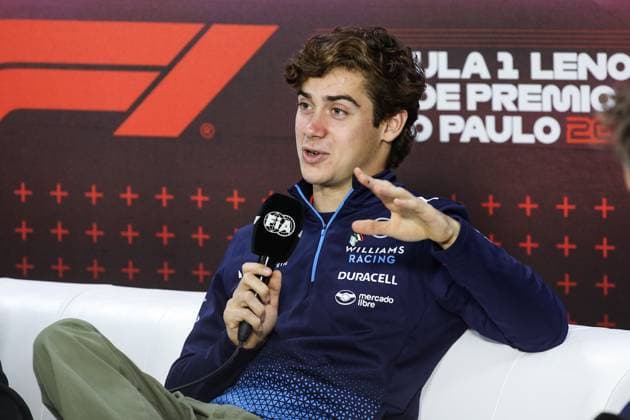 COLAPINTO Franco (arg), Williams Racing FW46, portrait press conference, PK, Pressekonferenz during the Formula 1 Grande Premio de Sao Paulo 2024, 21th round of the 2024 Formula One World Championship, WM, Weltmeisterschaft from November 1 to 3, 2024 on the Interlagos Circuit, in Sao Paulo, Brazil - F1 - SAO PAULO GRAND PRIX 2024 DPPI Panoramic 241031_R21_BRASILE_DP_XB3_1395