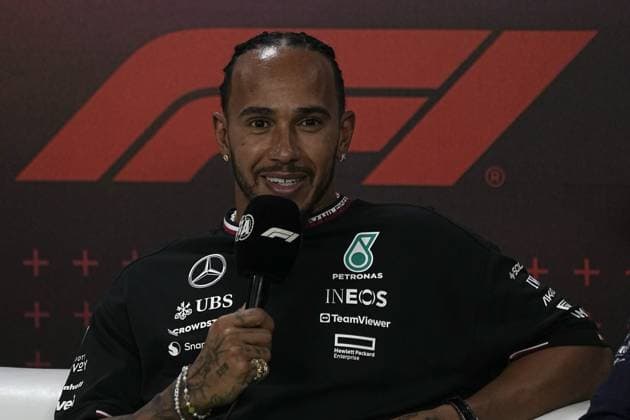 October 31, 2024, Sao Paulo, Sao Paulo, Brazil: LEWIS HAMILTON, of Mercedes AMG Petronas F1 Team, during the press conference, PK, Pressekonferenz ahead of the Grand Prix Sao Paulo of Formula 1 2024 at Interlagos autodrome in Sao Paulo, Brazil, on October, 31. The grand prix will be celebrated on Sunday, November 3. Sao Paulo Brazil - ZUMAl146 20241031_aaf_l146_004 Copyright: xPauloxLopesx