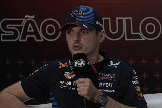 October 31, 2024, Sao Paulo, Sao Paulo, Brazil: MAX VERSTAPEN, of Red Bull Racing, during the press conference, PK, Pressekonferenz ahead of the Grand Prix Sao Paulo of Formula 1 2024 at Interlagos autodrome in Sao Paulo, Brazil, on October, 31. The grand prix will be celebrated on Sunday, November 3. Sao Paulo Brazil - ZUMAl146 20241031_aaf_l146_023 Copyright: xPauloxLopesx