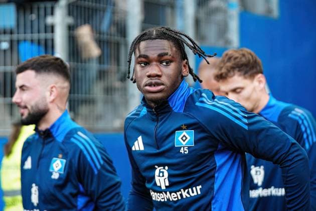 Fabio Balde Hamburger SV, 45 GER, Hamburger SV vs 1 FC Nuernberg, Football, 2 Bundesliga, Matchday 11, Season 2024 2025, 03 11 2024 DFL REGULATES PROHIBIT ANY USE OF PHOTOGRAPHS AS IMAGE SEQUENCES AND OR QUASI VIDEO GER, Hamburger SV vs 1 FC Nuernberg, Football, 2 Bundesliga, Matchday 11, Season 2024 2025, 03 11 2024 Hamburg Copyright: xEibner-Pressefoto MarcelxvonxFehrnx EP_MFN