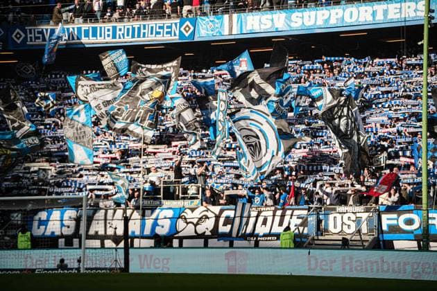 Nordtribuene Volksparkstadion GER, Hamburger SV vs 1 FC Nuernberg, Football, 2 Bundesliga, Matchday 11, Season 2024 2025, 03 11 2024 DFL REGULATES PROHIBIT ANY USE OF PHOTOGRAPHS AS IMAGE SEQUENCES AND OR QUASI VIDEO GER, Hamburger SV vs 1 FC Nuernberg, Football, 2 Bundesliga, Matchday 11, Season 2024 2025, 03 11 2024 Hamburg Copyright: xEibner-Pressefoto MarcelxvonxFehrnx EP_MFN