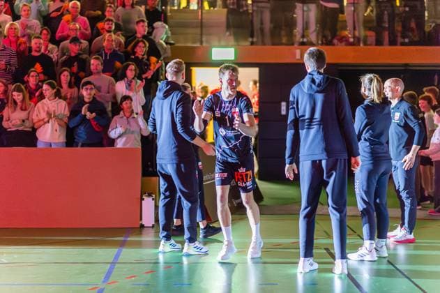 Dirk Mehlberg TV Rottenburg, 01 , Entry TV Rottenburg vs L E Volleys, Volleyball, 2 Bundesliga Sued, Matchday 7, Season 2024 2025, 16 11 2024, TV Rottenburg vs L E Volleys, Volleyball, 2 Bundesliga Sued, Matchday 7, Season 2024 2025, 16 11 2024 Rottenburg Copyright: xEibner-Pressefoto RalphxKunzex EP_RKE