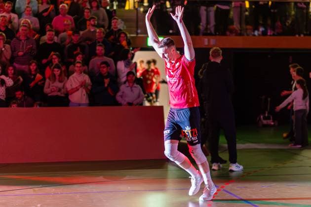 Niklas Lichtenauer TV Rottenburg, 08 TV Rottenburg vs L E Volleys, Volleyball, 2 Bundesliga Sued, 7 Matchday, Season 2024 2025, 16 11 2024, TV Rottenburg vs L E Volleys, Volleyball, 2 Bundesliga Sued, 7 Matchday, Season 2024 2025, 16 11 2024 Rottenburg Copyright: xEibner-Pressefoto RalphxKunzex EP_RKE