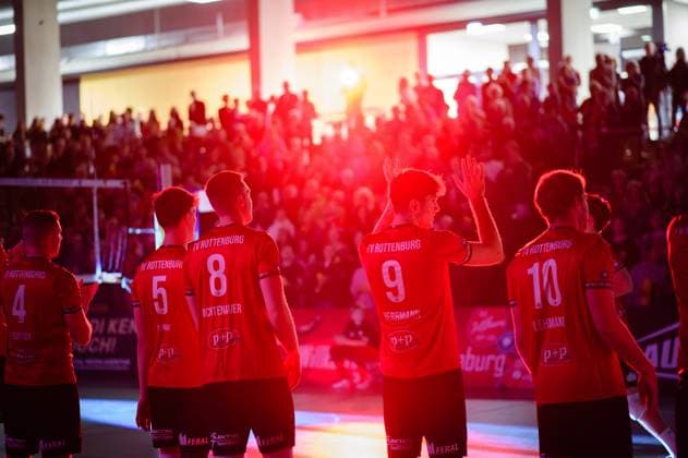 Entry TV Rottenburg vs L E Volleys, Volleyball, 2 Bundesliga Sued, Matchday 7, Season 2024 2025, 16 11 2024, TV Rottenburg vs L E Volleys, Volleyball, 2 Bundesliga Sued, Matchday 7, Season 2024 2025, 16 11 2024 Rottenburg Copyright: xEibner-Pressefoto RalphxKunzex EP_RKE