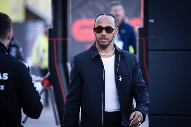 Lewis Hamilton UK, Mercedes AMG Petronas F1 Team 44 USA, Formula 1 World Championship, Grand Prix of Las Vegas, Las Vegas Strip Circuit, Media Day, 20 11 2024 USA, Formula 1 World Championship, Grand Prix of Las Vegas, Las Vegas Strip Circuit, Media Day, 20 11 2024 Las Vegas Copyright: xEibner-Pressefoto ThomasxFuesslerx EP_TFR