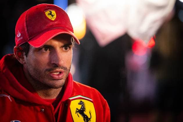 Carlos Sainz jr , ESP, Scuderia Ferrari 55 USA, Formula 1 World Championship, Grand Prix of Las Vegas, Las Vegas Strip Circuit, Media Day, 20 11 2024 USA, Formula 1 World Championship, Grand Prix of Las Vegas, Las Vegas Strip Circuit, Media Day, 20 11 2024 Las Vegas Copyright: xEibner-Pressefoto ThomasxFuesslerx EP_TFR
