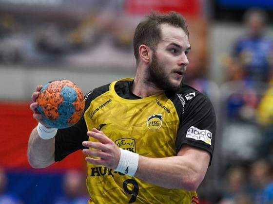 Bartlomiej Bis HSC 2000 Coburg 9 , HBW Balingen Weilstetten vs HSC 2000 Coburg, Handball, 2 Bundesliga, Season 2024 2025, Matchday 12, 22 11 2024, HBW Balingen Weilstetten vs HSC 2000 Coburg, Handball, 2 Bundesliga, Season 2024 2025, Matchday 12, 22 11 2024 Balingen Copyright: xEibner-Pressefoto FlorianxSchustx EP_FSU