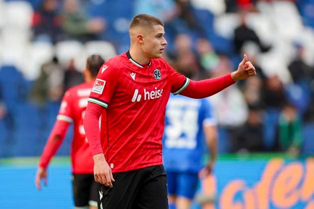 Nicolo Tresoldi Hannover 96 cheers, 2 Bundesliga, Hannover 96 vs SV Darmstadt 98, Heinz von Heiden Arena on November 23, 2024 in Hanover, Germany Photo by Marco Steinbrenner DeFodi Images Nicolo Tresoldi Hannover 96 cheers, 2 Bundesliga, Hannover 96 vs SV Darmstadt 98, Heinz von Heiden Arena, November 23, 2024 in Hanover, Germany Photo by Marco Steinbrenner DeFodi Images DFB DFL REGULATIONS PROHIBIT ANY USE OF PHOTOGRAPHS AS IMAGE SEQUENCES AND OR QUASI VIDEO Defodi 700 hannover darmstadt 20241123 026 Defodi-700 DFB DFL REGULATIONS PROHIBIT ANY USE OF PHOTOGRAPHS AS IMAGE SEQUENCES AND OR QUASI-VIDEO.