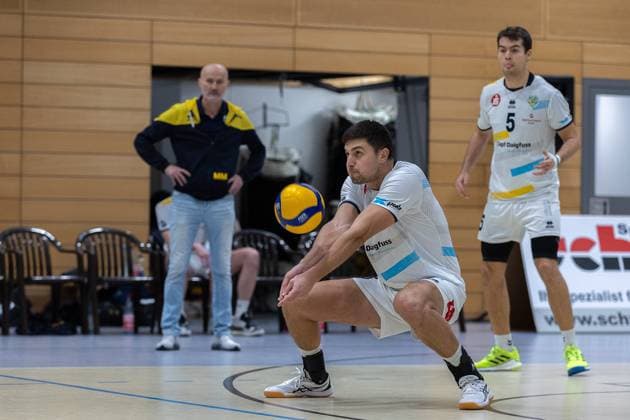 Perica Stanic SV Schwaig, 16 , SV Schwaig Volleyball TV Rottenburg, Volleyball, 2 Bundesliga Sued, 6 Matchday, 23 11 2024 SV Schwaig Volleyball TV Rottenburg, Volleyball, 2 Bundesliga Sued, 6 Matchday, 23 11 2024 Schwaig Copyright: xEibner-Pressefoto G.xSantemizx EP_GSZ