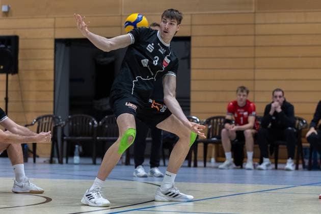 Jan Huber TV Rottenburg, 03 , single picture, single photo, portrait, portraet, SV Schwaig Volleyball TV Rottenburg, Volleyball, 2 Bundesliga Sued, 6 Matchday, 23 11 2024 SV Schwaig Volleyball TV Rottenburg, Volleyball, 2 Bundesliga Sued, 6 Matchday, 23 11 2024 Schwaig Copyright: xEibner-Pressefoto G.xSantemizx EP_GSZ