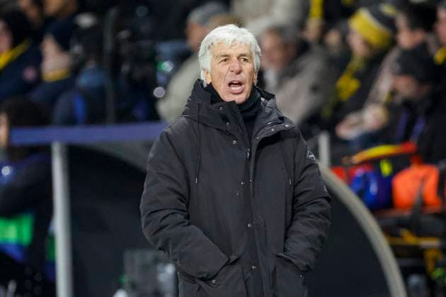 Gian Piero Gasperini Atalanta Bergamo, Coach , Football, UEFA Champions League, Matchday 5, 2024 2025, Young Boys Bern vs Atalanta Bergamo, 26 11 2024, Stadion Wankdorf, Bern, Switzerland Bern Stadion Wankdorf Canton Bern Switzerland Copyright: xGrantxHubbsx