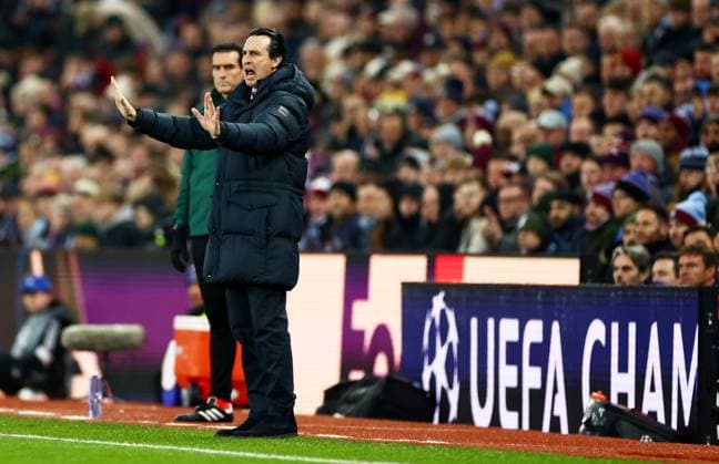 Aston Villa Manager Unai Emery. Aston Villa v Juventus, UEFA Champions League, Group Stage, Football, Villa Park, Birmingham, UK - 27 Nov 2024 EDITORIAL USE ONLY No use with unauthorised audio, video, data, fixture lists, club league logos or live services. Online in-match use limited to 120 images, no video emulation. No use in betting, games or single club league player publications. Copyright: xJamesxMarsh Shutterstockx 14945027ai
