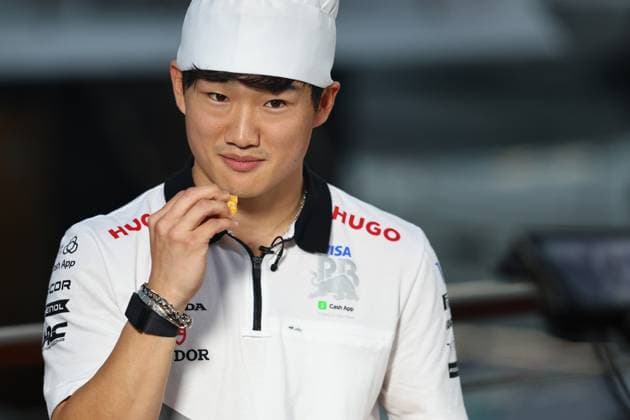 Yuki Tsunoda of Japan and Visa Cash App RB gestures, Gestures, Previews, F1 Grand Prix of Abu Dhabi, Yas Marina Circuit on December 05, 2024 in Abu Dhabi, United Arab Emirates Photo by Diogo Cardoso DeFodi Images Yuki Tsunoda of Japan and Visa Cash App RB gestures during special cooking feature, Previews, F1 Grand Prix of Abu Dhabi, Yas Marina Circuit on December 5, 2024 in Abu Dhabi, United Arab Emirates Photo by Diogo Cardoso DeFodi Images Defodi 645 f1abu20241205 047 Defodi-645