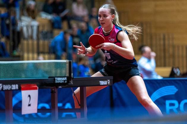 Annett Kaufmann, SV DJK Kolbermoor , SV DJK Kolbermoor vs TTC Berlin eastside , Table Tennis, 1 Bundesliga Women, 7 Matchweek, 2024 2025, 06 12 2024, SV DJK Kolbermoor vs TTC Berlin eastside , Table Tennis, 1 Bundesliga Women, 7 Matchweek, 2024 2025, 06 12 2024, Kolbermoor Copyright: xEibner-Pressefoto MateuszxJopx EP_MJP