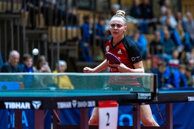 Surjan, Sabina ttc Berlin eastside , SV DJK Kolbermoor vs TTC Berlin eastside , Table Tennis, 1 Bundesliga Women, 7 Matchweek, 2024 2025, 06 12 2024, SV DJK Kolbermoor vs TTC Berlin eastside , Table Tennis, 1 Bundesliga Women, 7 Matchweek, 2024 2025, 06 12 2024, Kolbermoor Copyright: xEibner-Pressefoto MateuszxJopx EP_MJP