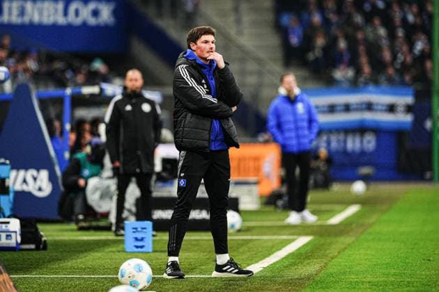 Merlin Polzin Hamburger SV, Co Coach GER, Hamburger SV vs SV Darmstadt 98, Football, 2 Bundesliga, Matchday 15, Season 2024 2025, 08 12 2024 DFL REGULATIONS PROHIBIT ANY USE OF PHOTOGRAPHS AS IMAGE SEQUENCES AND OR QUASI VIDEO GER, Hamburger SV vs SV Darmstadt 98, Football, 2 Bundesliga, Matchday 15, Season 2024 2025, 08 12 2024 Hamburg Copyright: xEibner-Pressefoto MarcelxvonxFehrnx EP_MFN