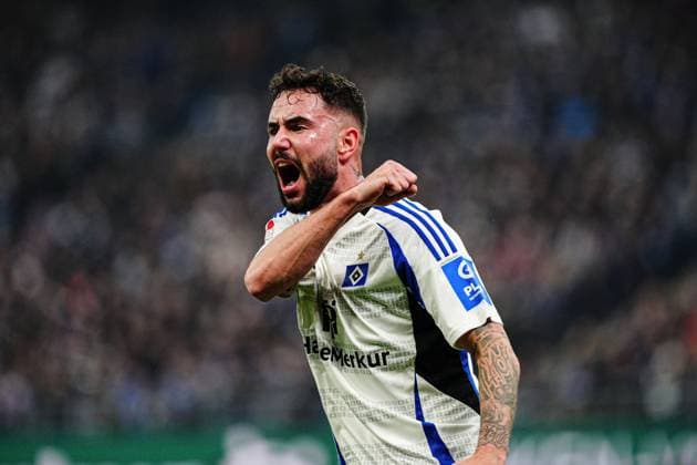 Marco Richter Hamburger SV, 20 wuetend GER, Hamburger SV vs SV Darmstadt 98, Football, 2 Bundesliga, Matchday 15, Season 2024 2025, 08 12 2024 DFL REGULATIONS PROHIBIT ANY USE OF PHOTOGRAPHS AS IMAGE SEQUENCES AND OR QUASI VIDEO GER, Hamburger SV vs SV Darmstadt 98, Football, 2 Bundesliga, Matchday 15, Season 2024 2025, 08 12 2024 Hamburg Copyright: xEibner-Pressefoto MarcelxvonxFehrnx EP_MFN